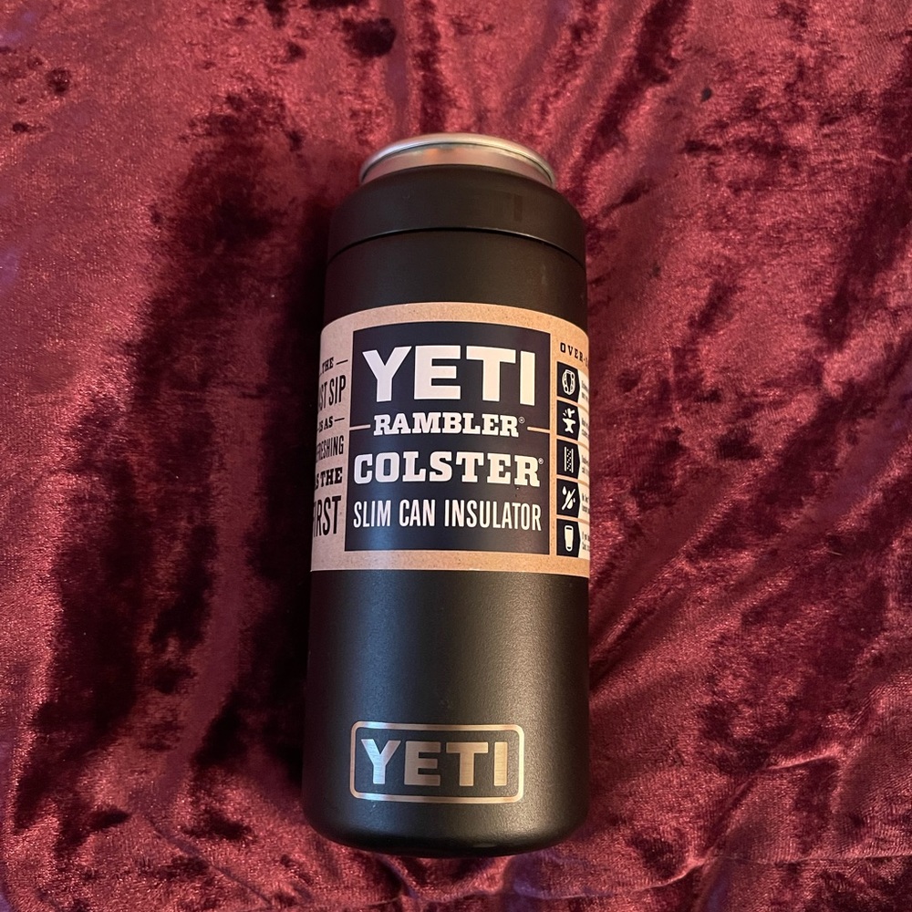 YETI rambler colster! slim can insulator
